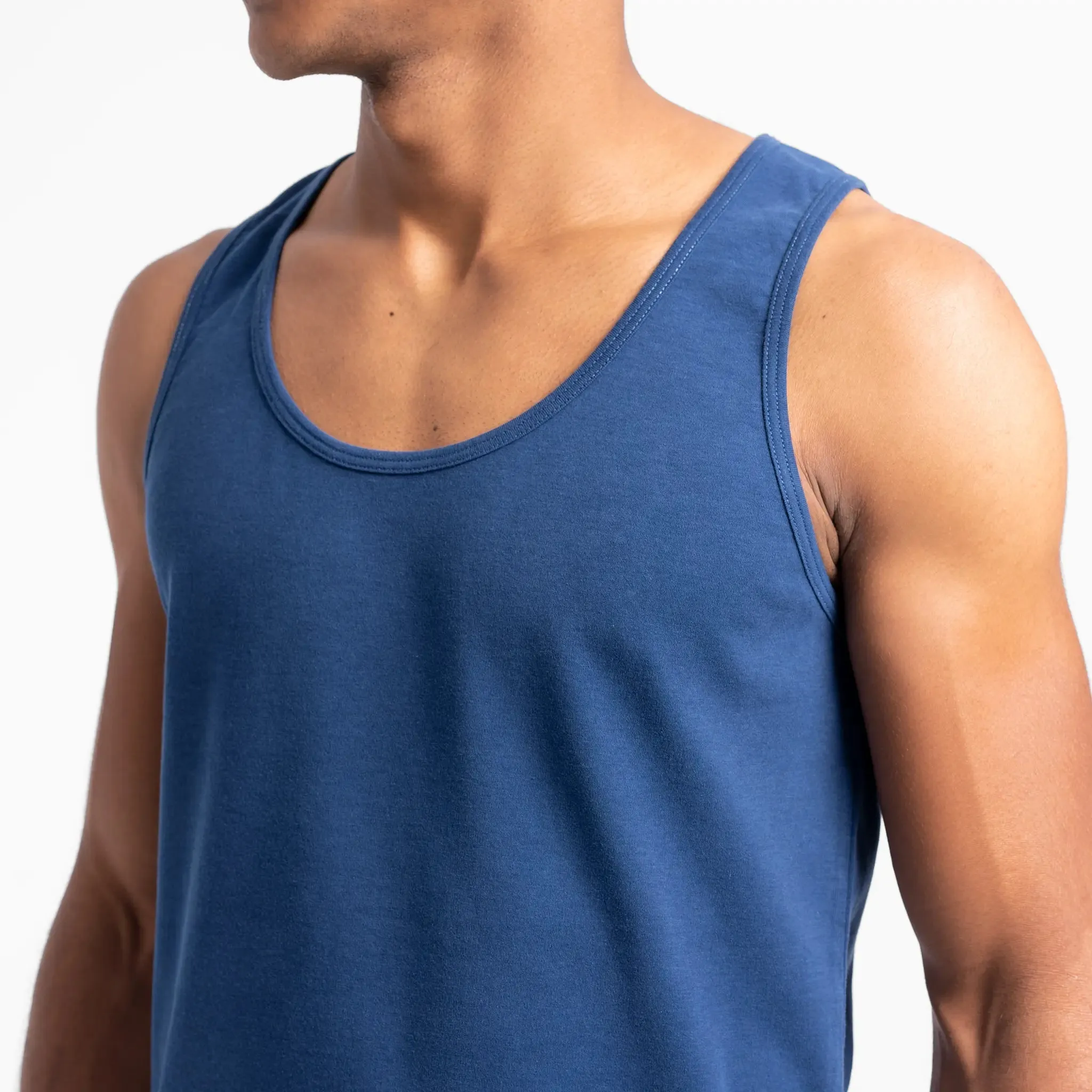 6 Pack - Men's Organic Pima Cotton Tank Tops