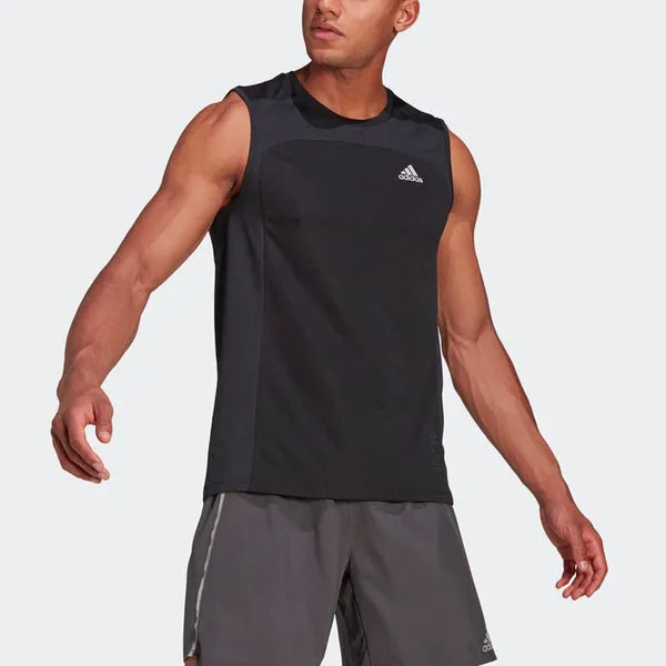 adidas Heatrdy Sleevl Casual Running Sports Vest Black