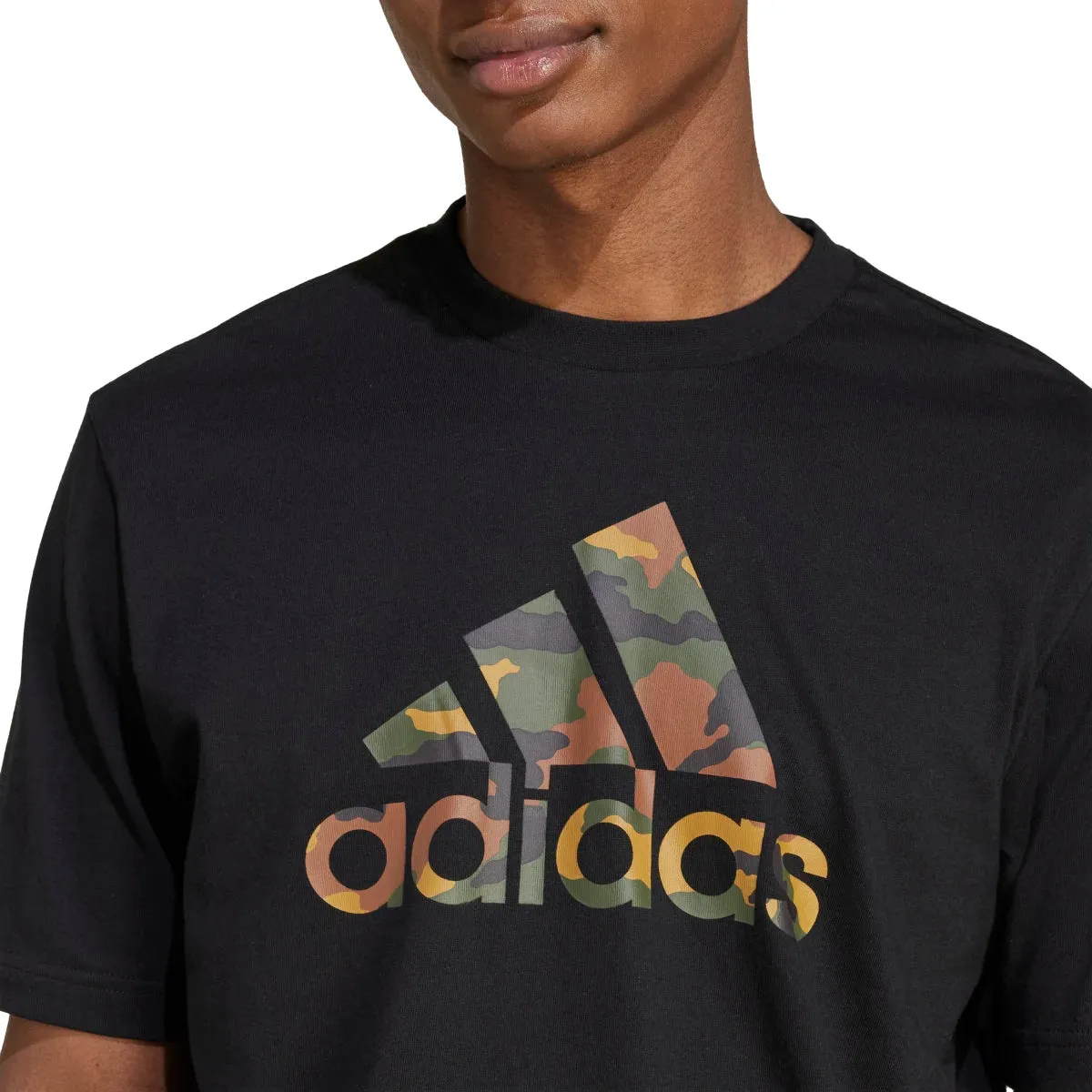 adidas Men's Camo Badge of Sport Graphic T-Shirt (Tall)