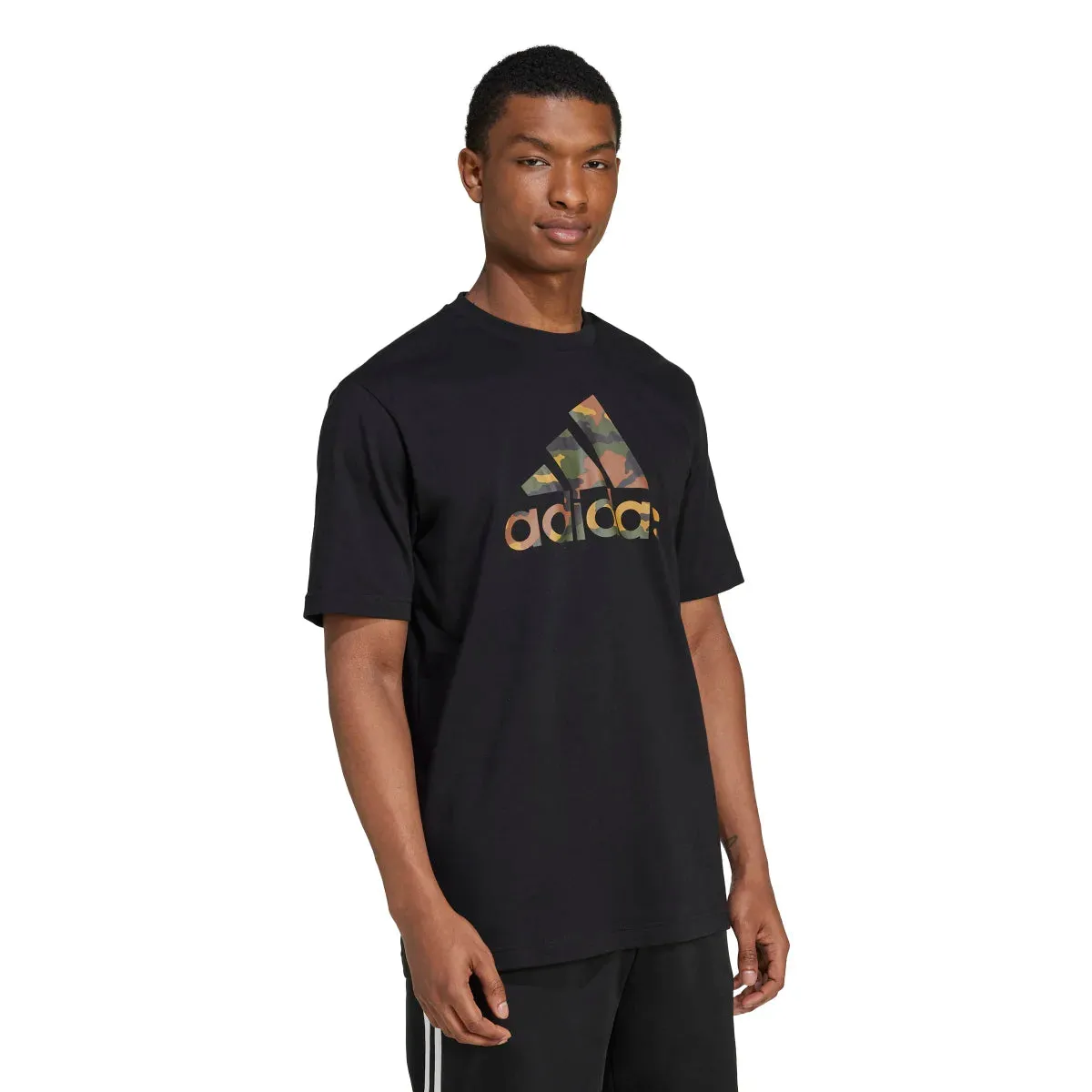 adidas Men's Camo Badge of Sport Graphic T-Shirt (Tall)