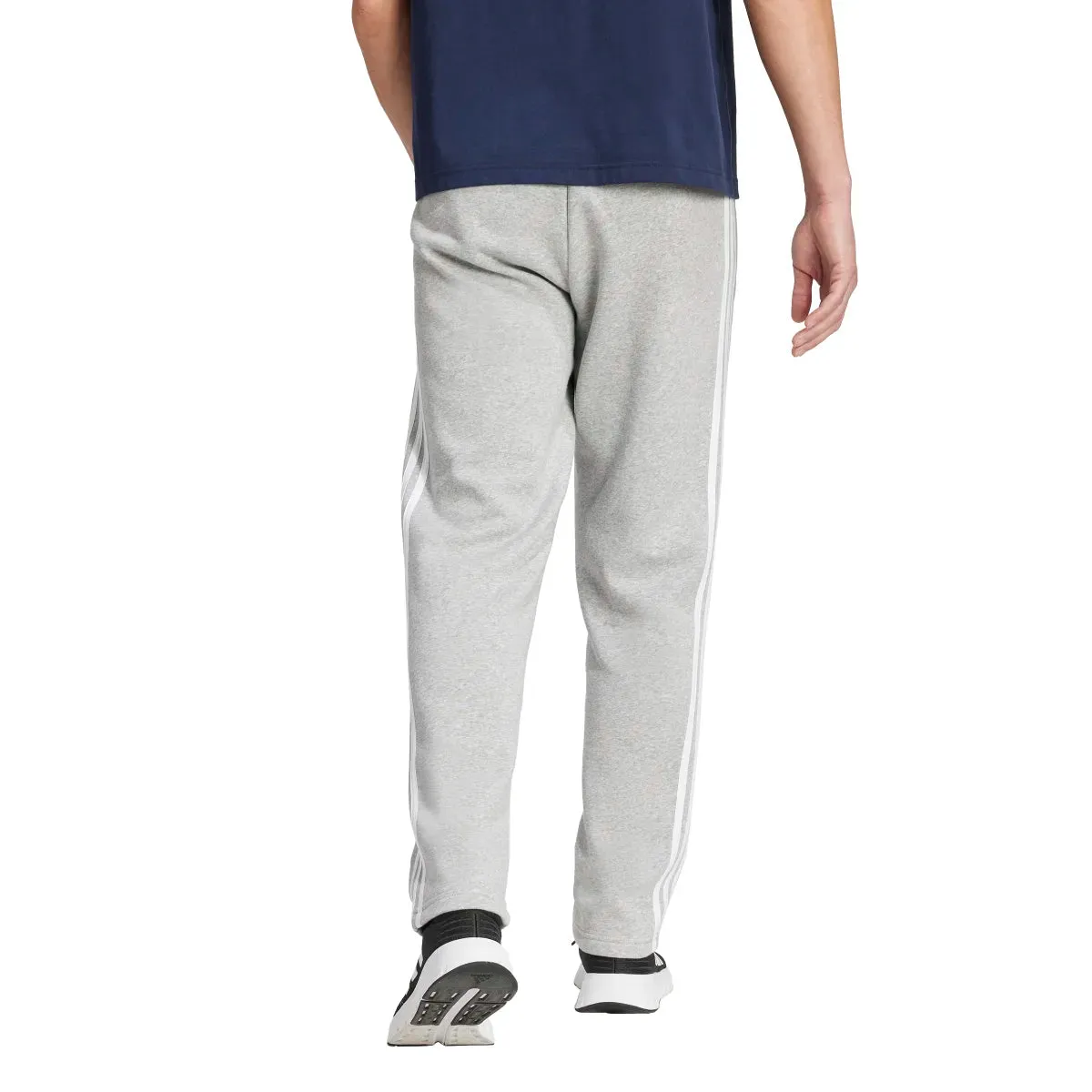 adidas Men's Essentials 3-Stripes Open Hem Fleece Joggers (Tall)