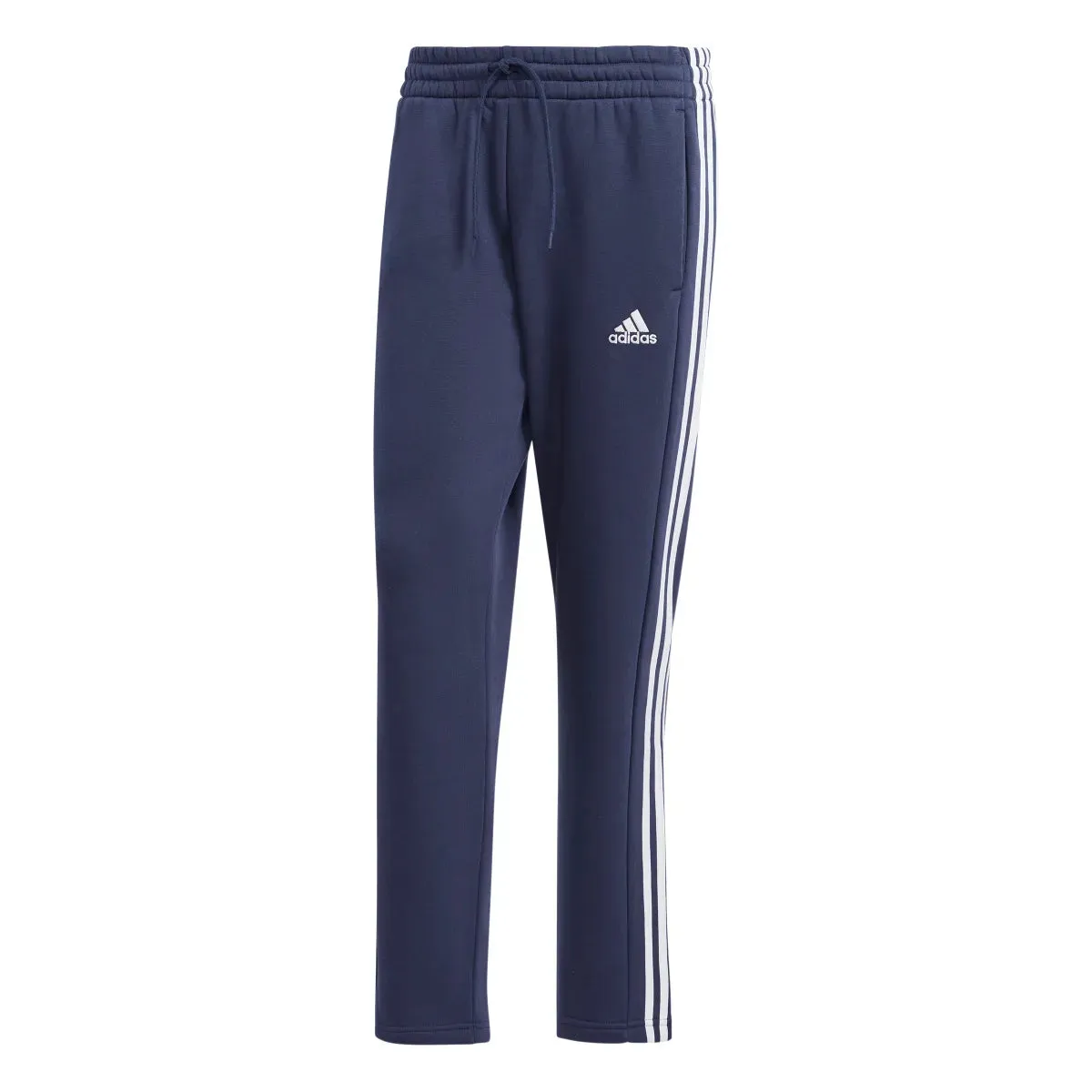 adidas Men's Essentials 3-Stripes Open Hem Fleece Joggers (Tall)