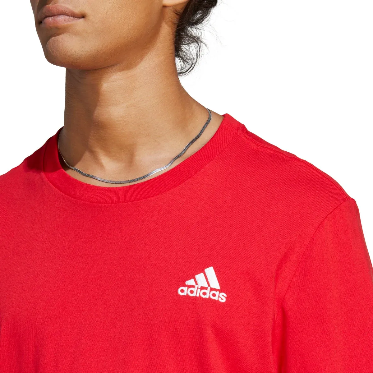 adidas Men's Essentials Single Jersey Embroidered Small Logo Tee