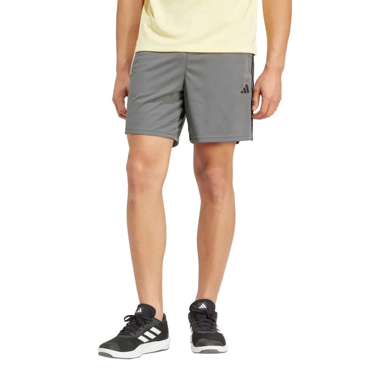 adidas Men's Train Essentials Piqué 3-Stripes Shorts (Tall)