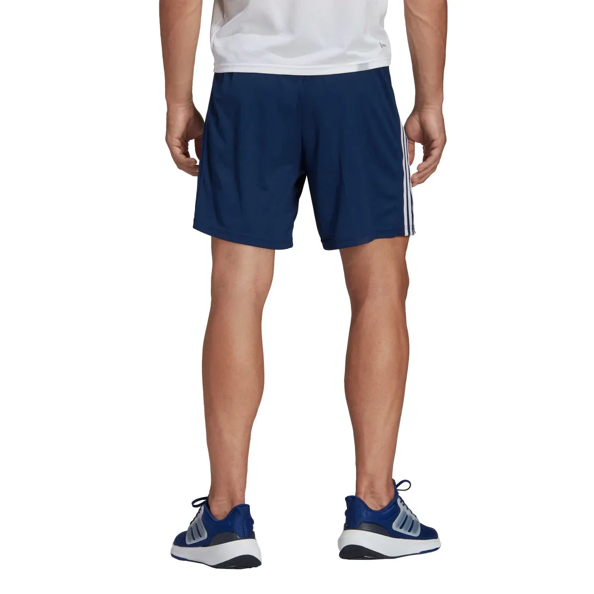 adidas Men's Train Essentials Piqué 3-Stripes Shorts (Tall)