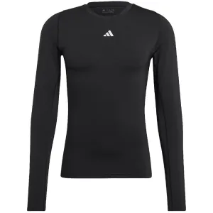 Adidas Techfit Aeroready Long Sleeve Tee Black Hp0626 Xl T-Shirt