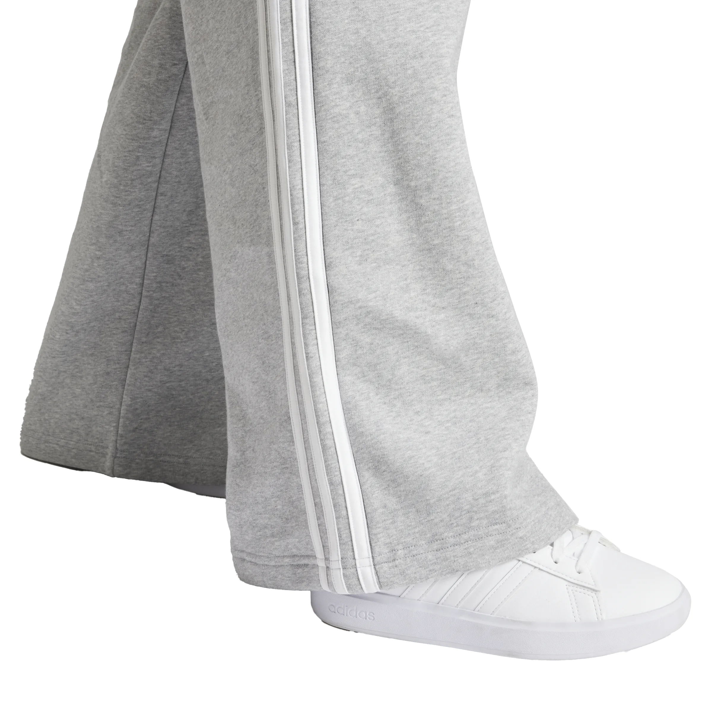 adidas Women's Essentials 3-Stripes French Terry Wide Joggers