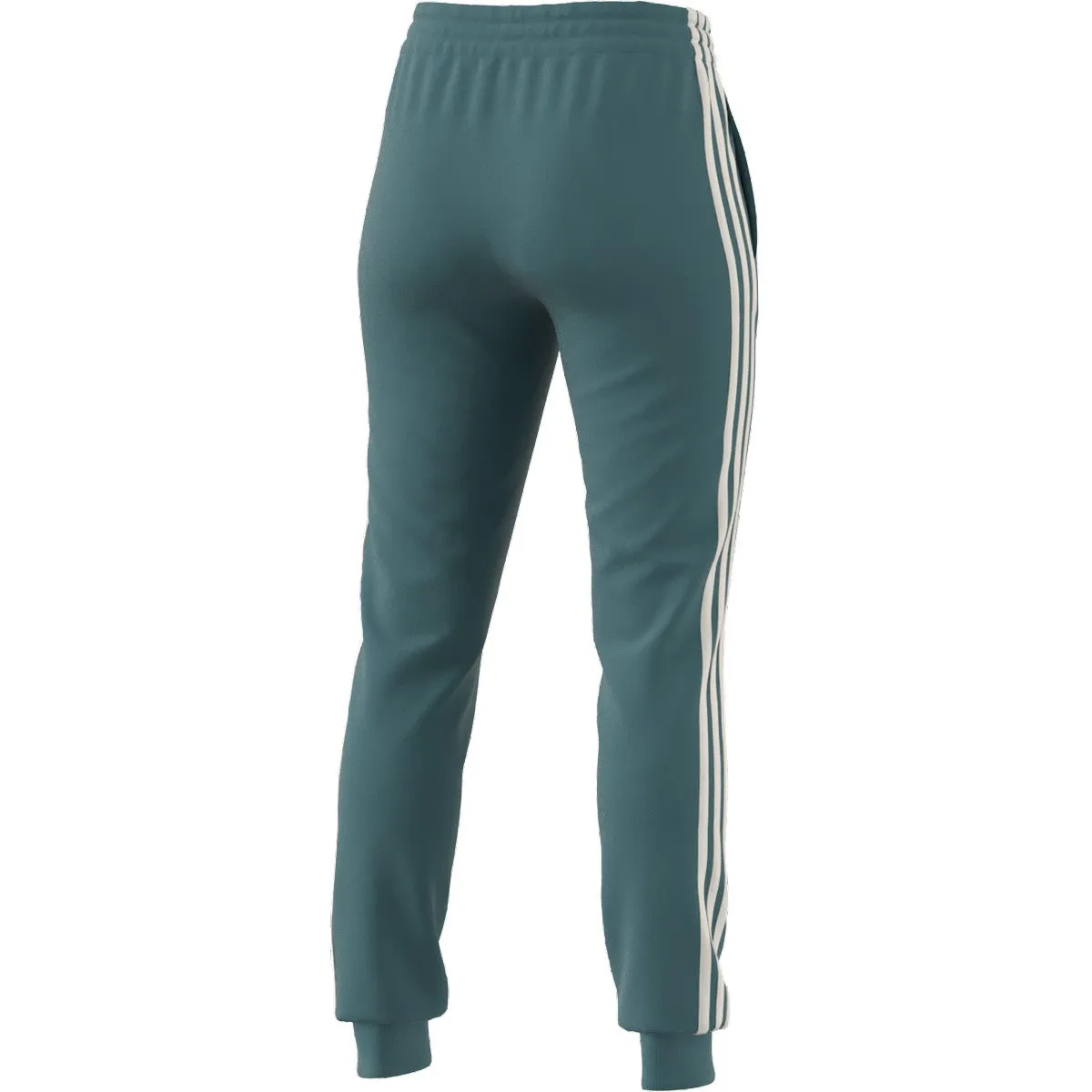 adidas Women's Essentials 3-Stripes Slim Tapered Cuffed Pant