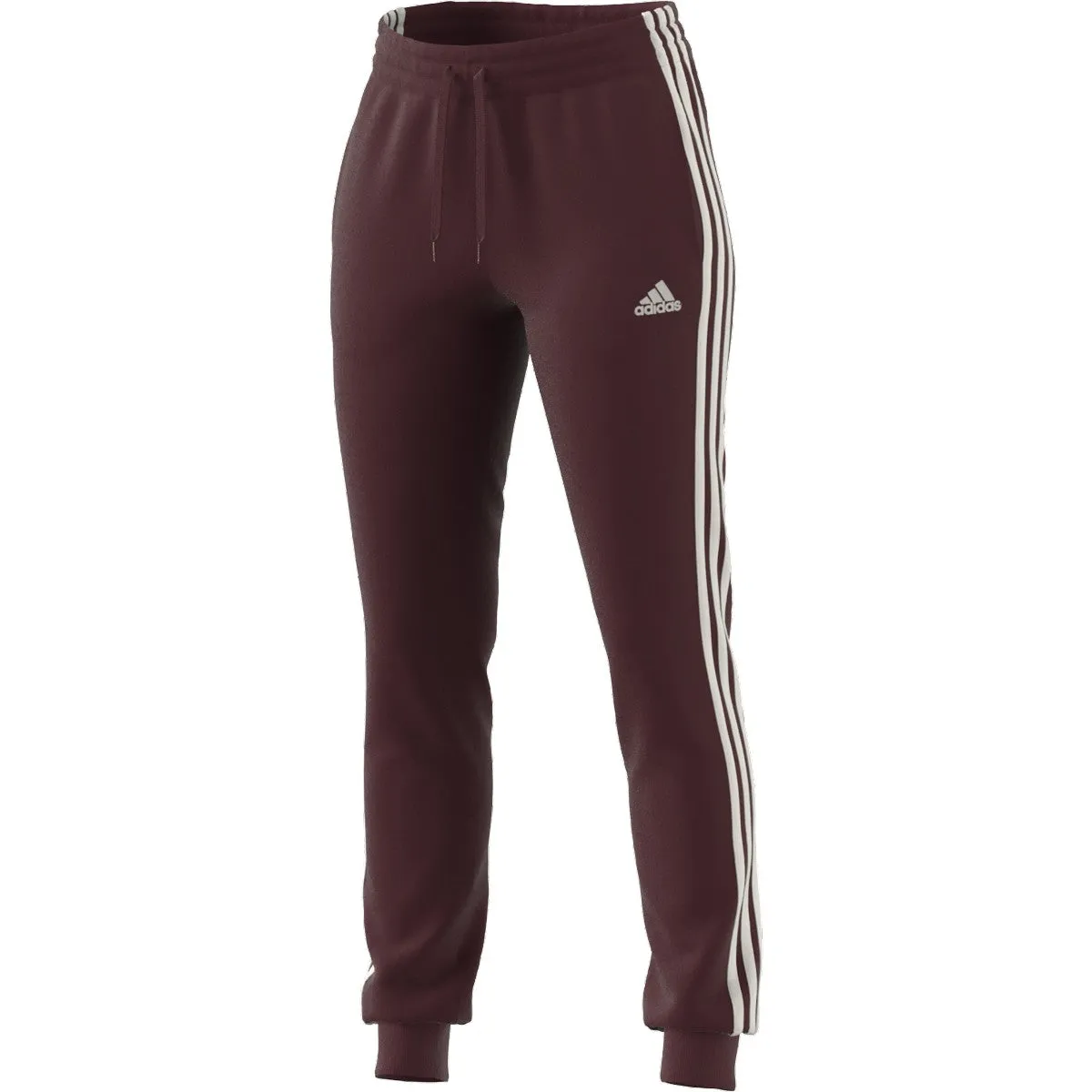 adidas Women's Essentials 3-Stripes Slim Tapered Cuffed Pant