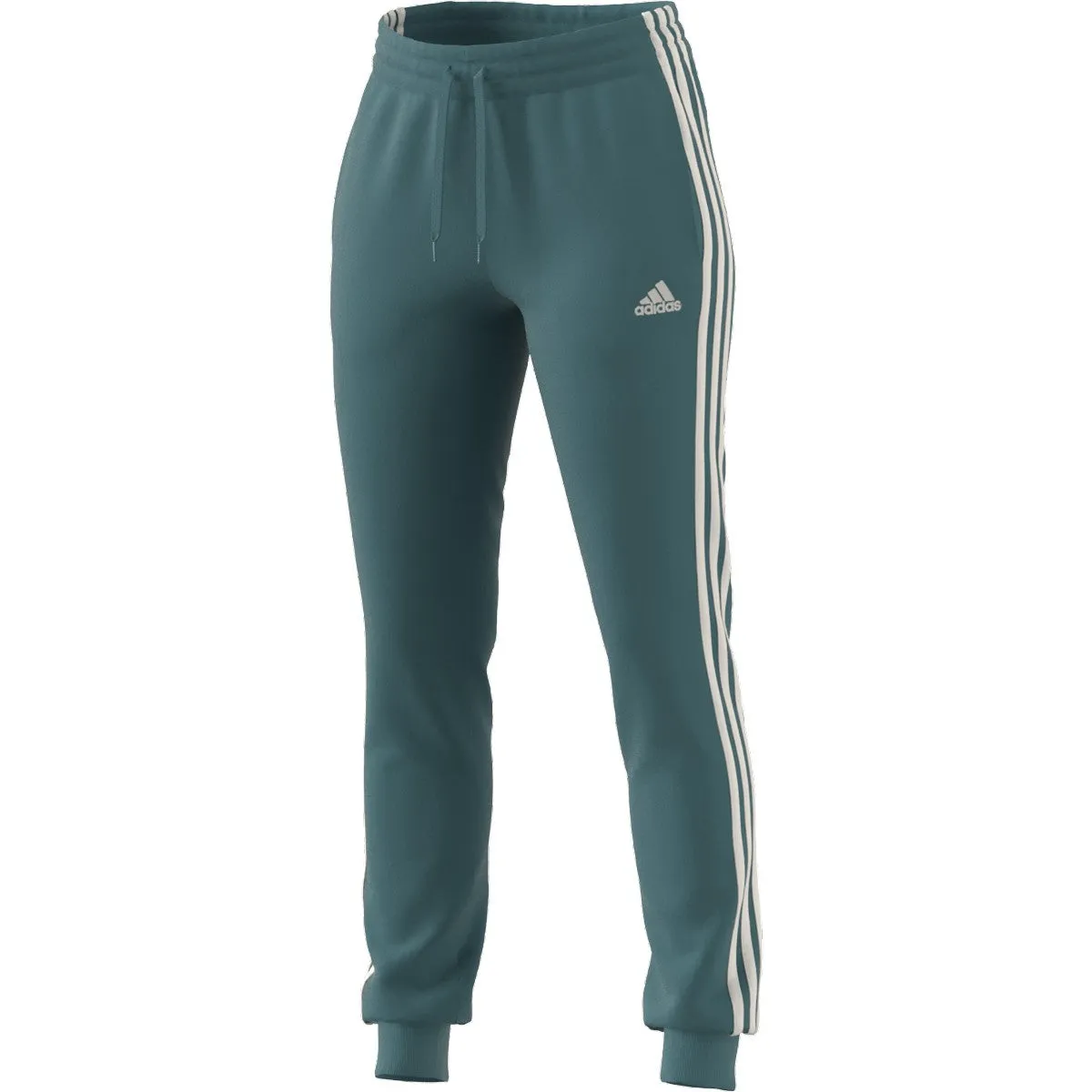 adidas Women's Essentials 3-Stripes Slim Tapered Cuffed Pant