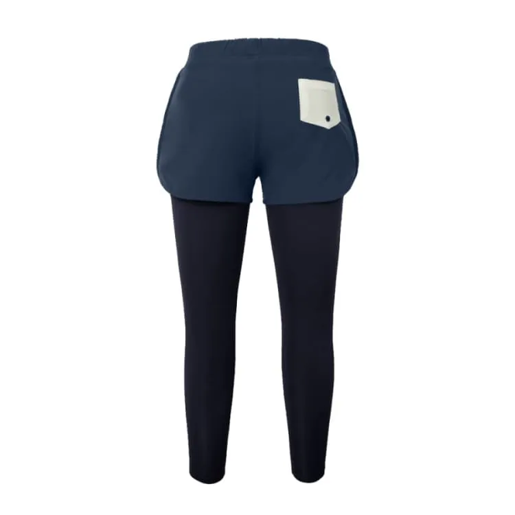 Barrel Kids Vibe 9" Leggings Shorts-BLUE