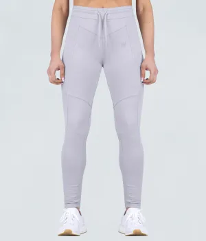 Born Tough Contoured Gray Athletic Tracksuit Jogger Leggings for Women