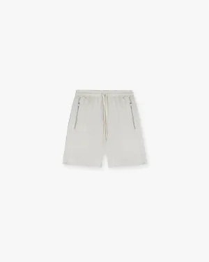 Boucle Knit Shorts - Concrete