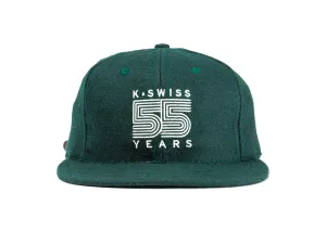 C3188-351 | K SWISS X EBBETS FIELD FLANNELS 6 PANEL HAT | EMERALD