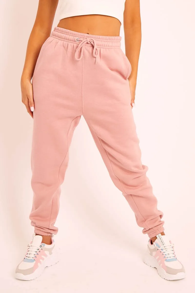 Camel Elasticated Tie Waist Joggers - Kamella