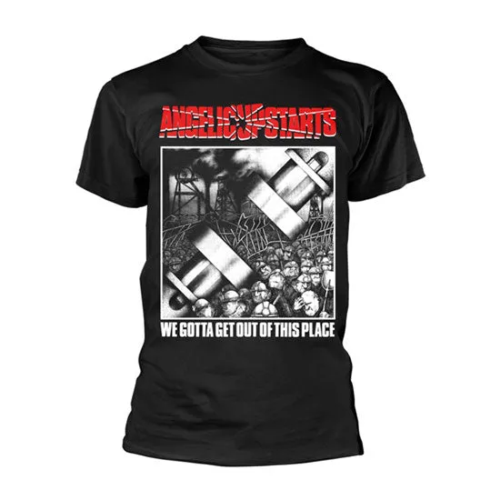 CLEARANCE - T-Shirt - Angelic Upstarts - We Got To Get Out Of This Place