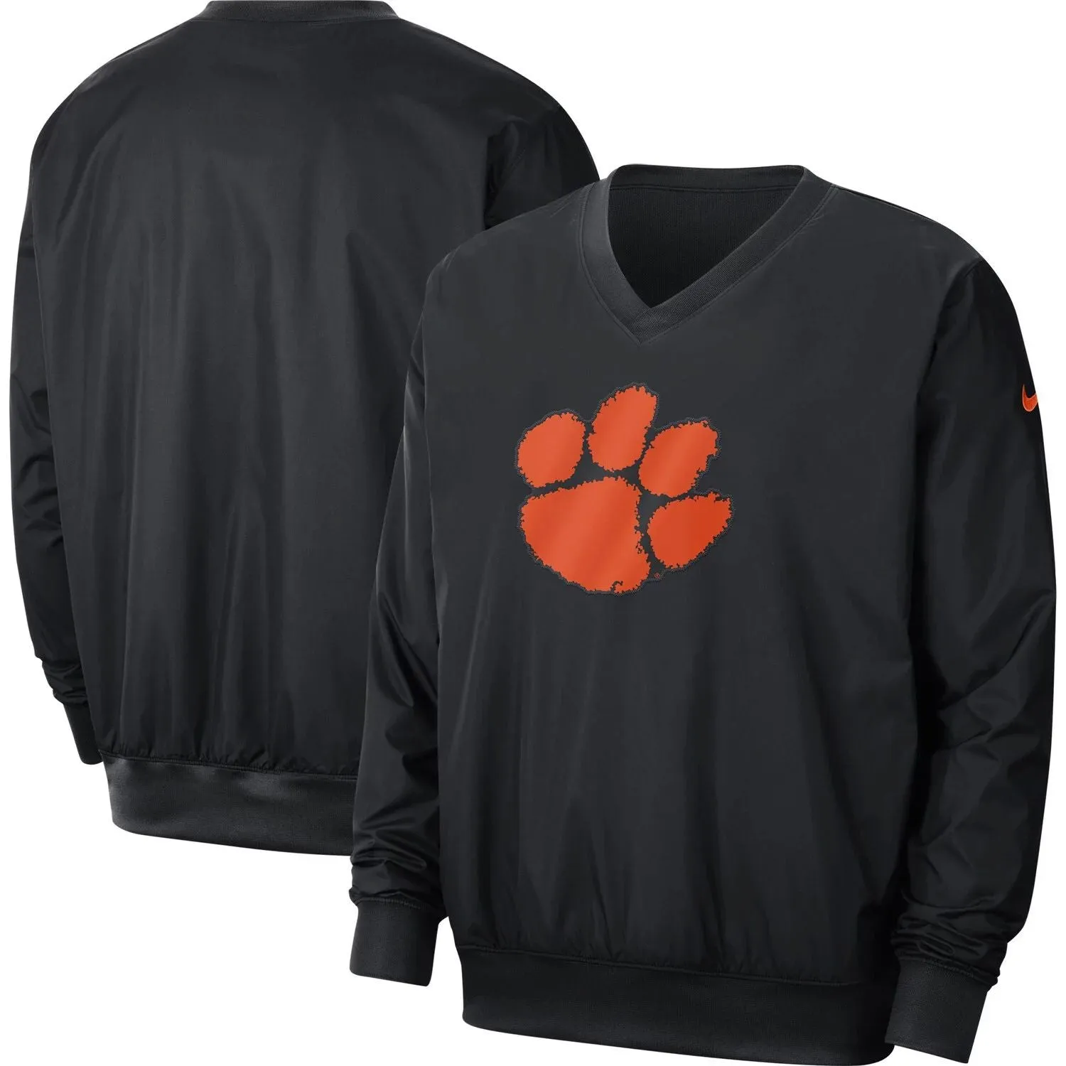 Clemson Tigers Stadium Nike Men's Black Pullover Windbreaker