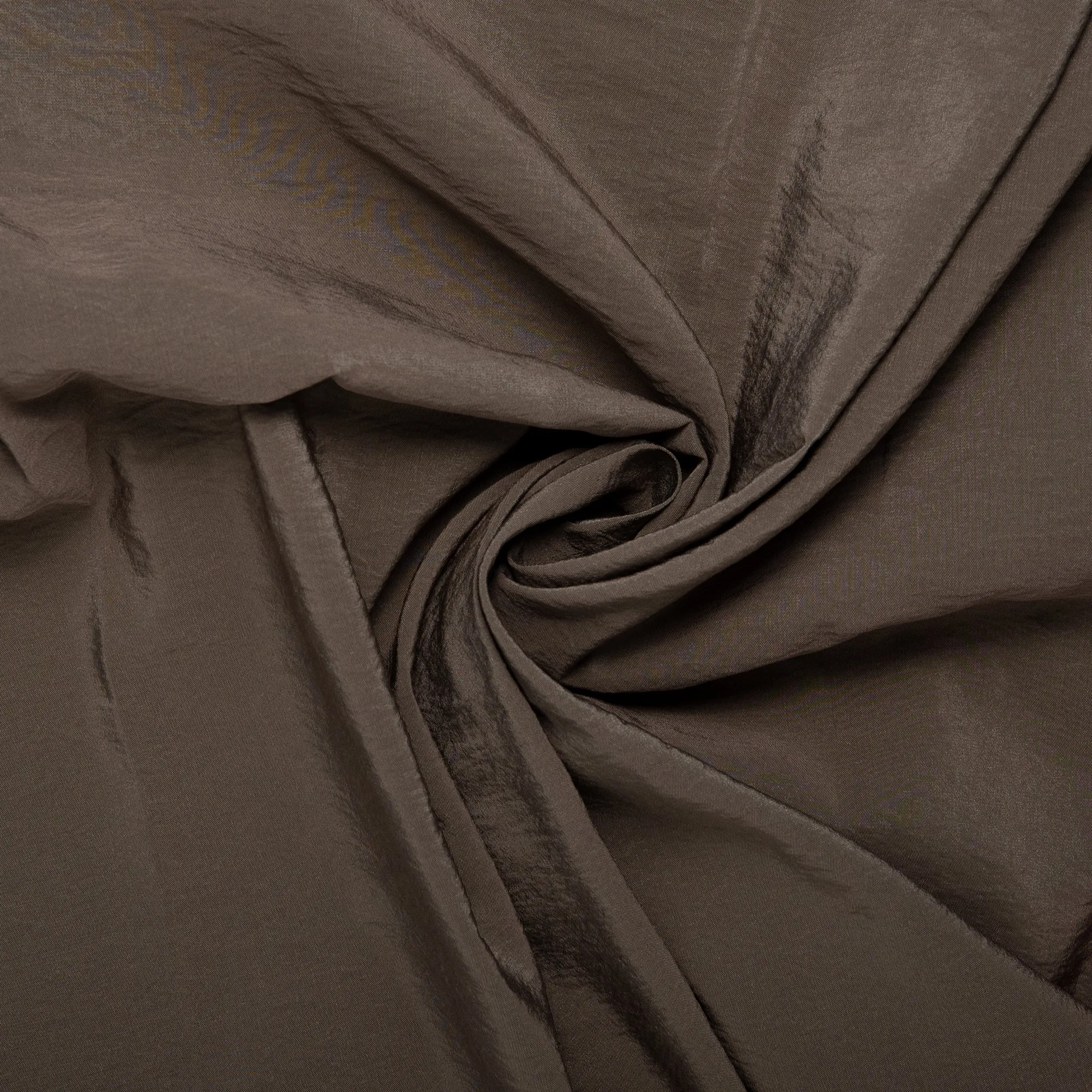 Crushed Outerwear Fabric - Brown