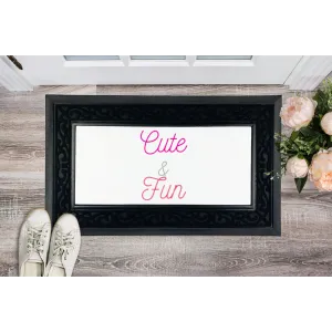 Cute and Fun Sublimation Heavy Duty Door Mat