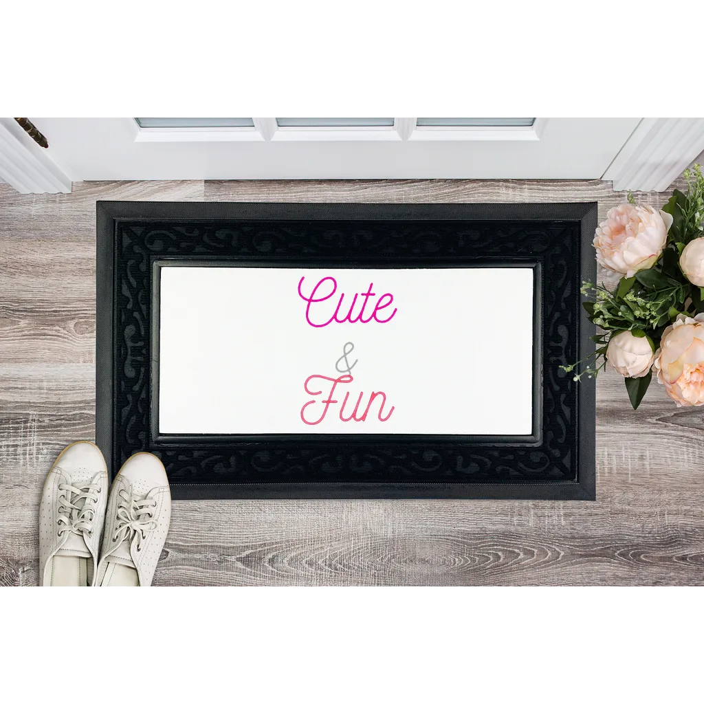 Cute and Fun Sublimation Heavy Duty Door Mat