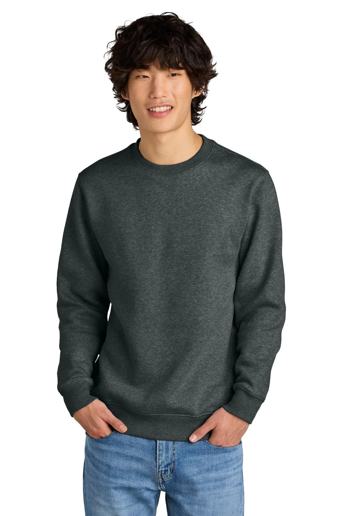 District Men's Perfect Weight Fleece Crew T-Shirt