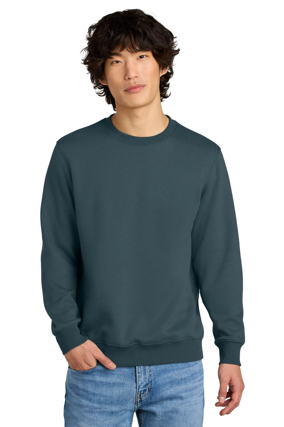 District Men's Perfect Weight Fleece Crew T-Shirt