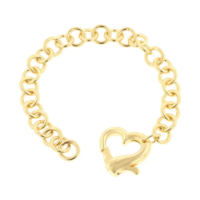 Golden Heart Bracelet