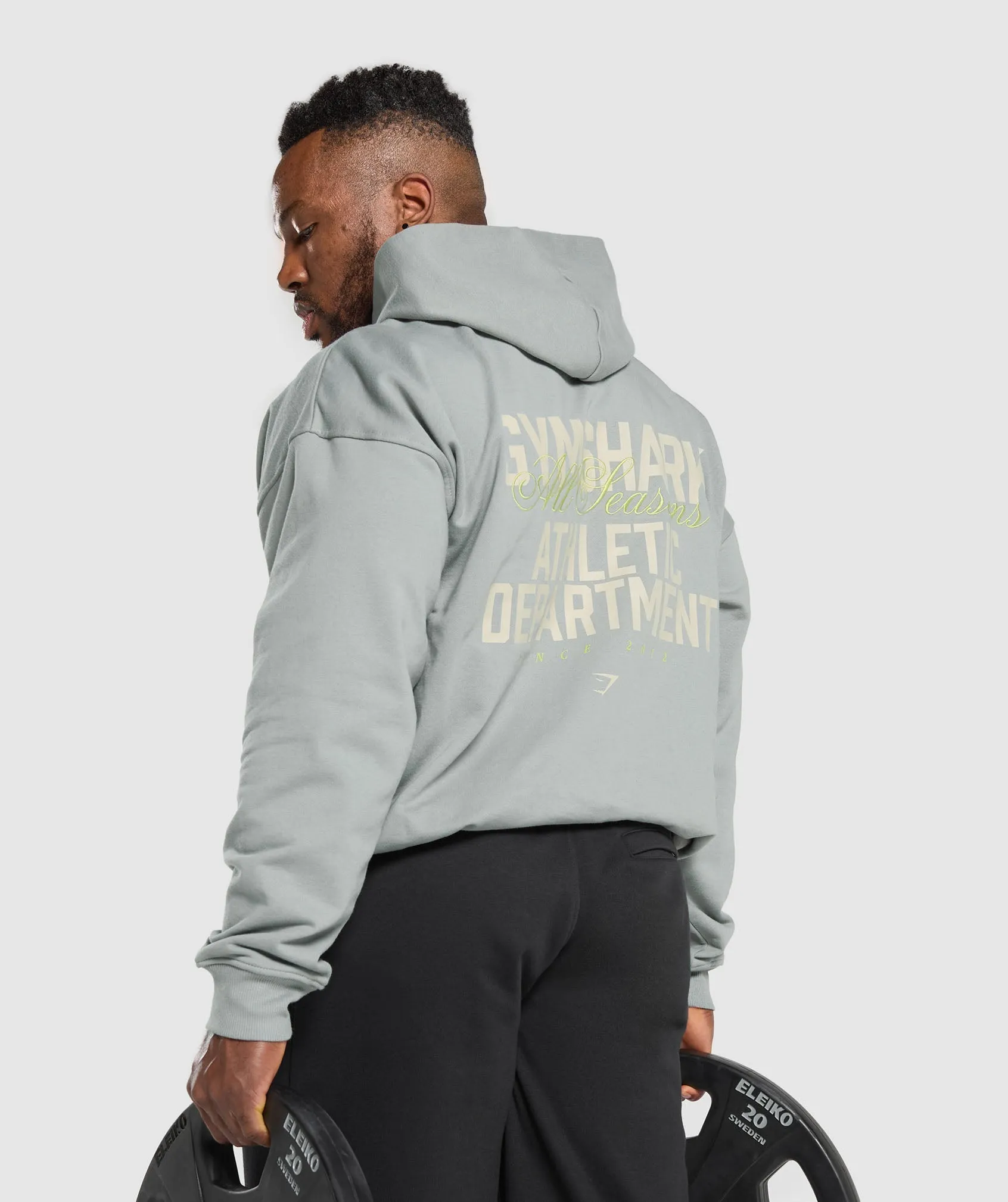 Gymshark Athletic Department Hoodie - Smokey Grey