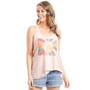 HELLO SUNSHINE Tank tops Peach or White S - XXL Womens