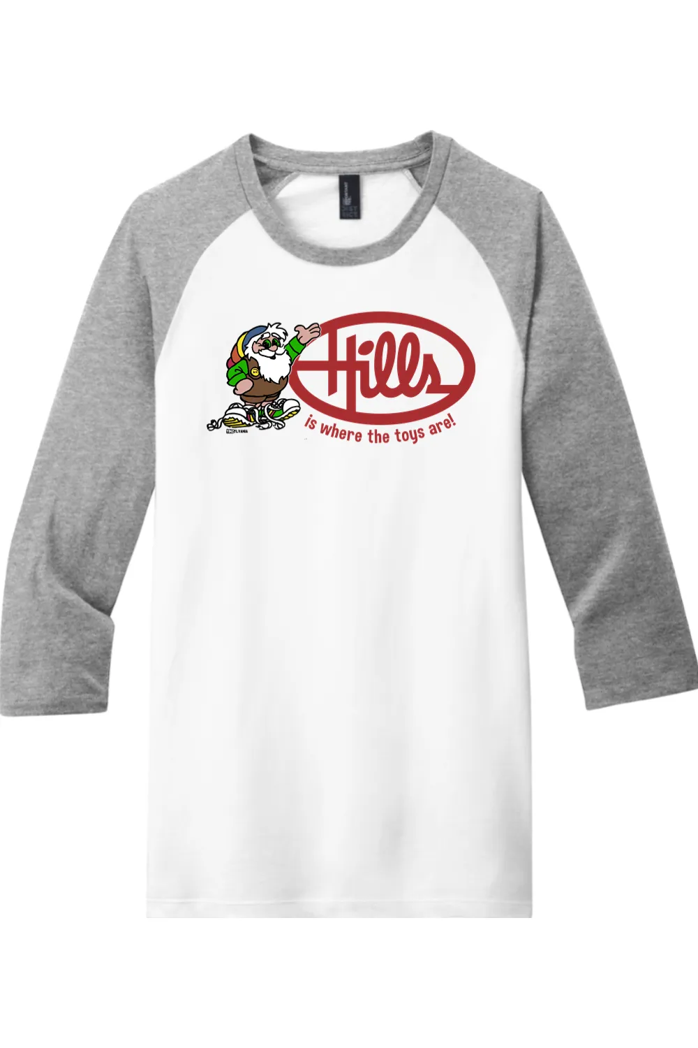 Hills is Where the Toys Are - 3/4-Sleeve Raglan Tee