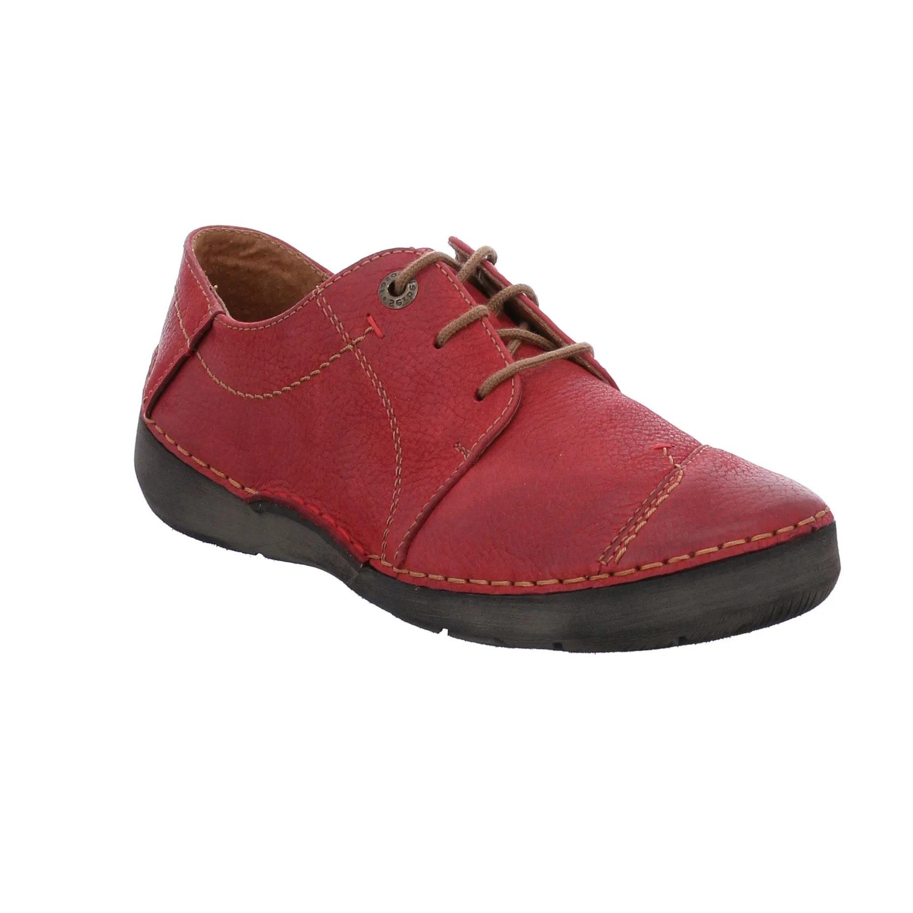 Josef Seibel Fergey 20 in Red, Titan & Castagne