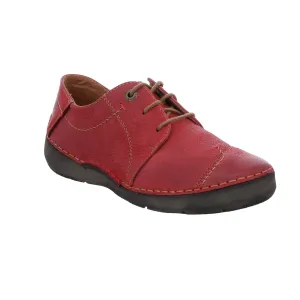 Josef Seibel Fergey 20 in Red, Titan & Castagne