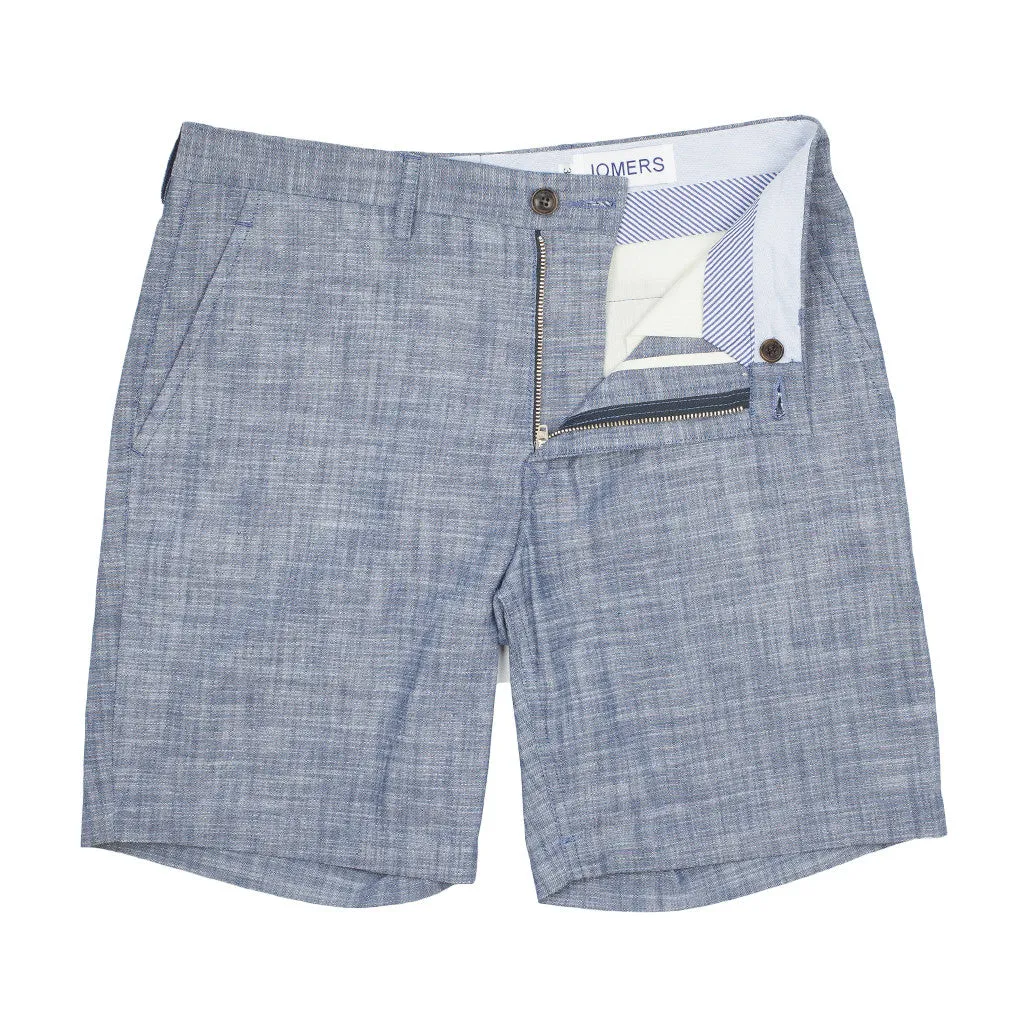 Kennedy - Japanese Crosshatch Chambray Shorts