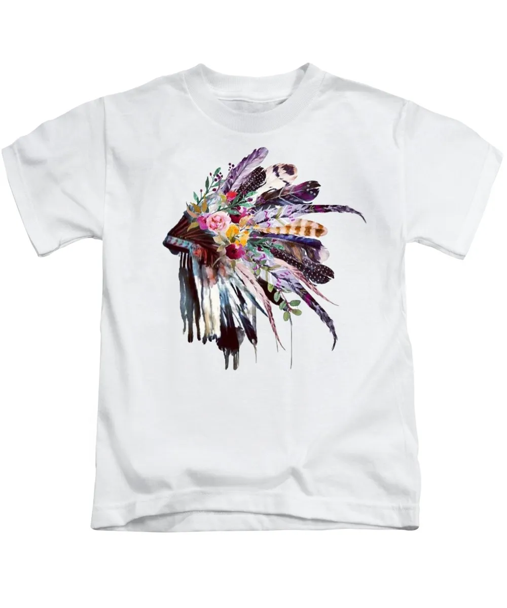 Kids Tribal Head Dress T-Shirt