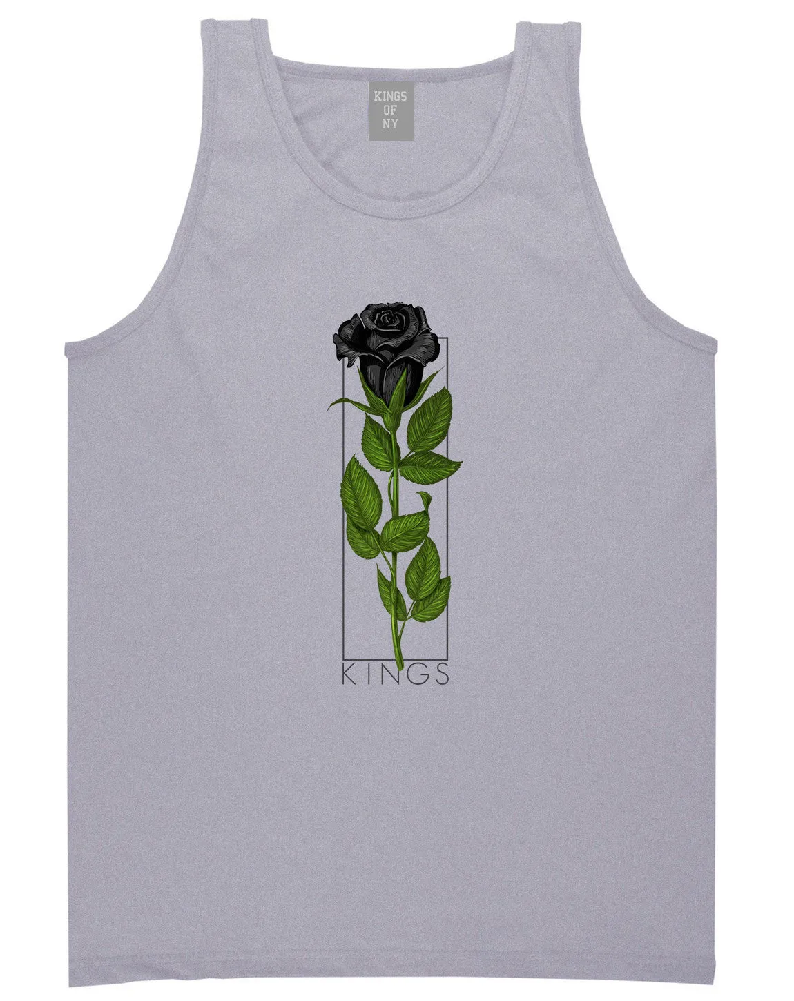 KINGS Black Roses Tank Top