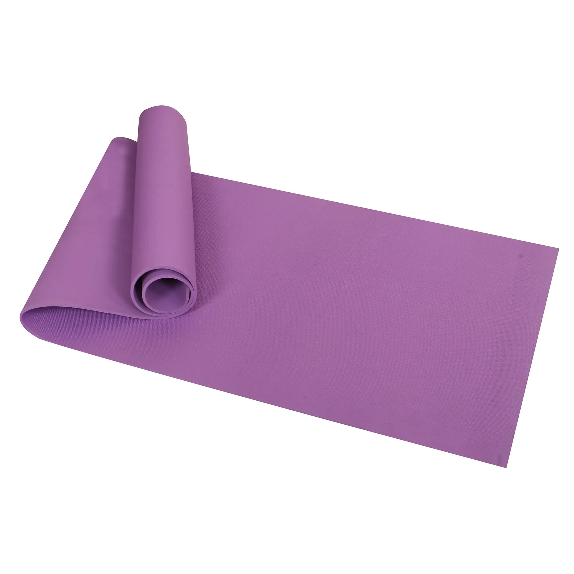 Kuber Industries Yoga Mat | Eva Foam Workout Mat | Anti-Skid Floor Exercise Mat | Carpet Mat for Gym-Fitness | Yoga Mat for Women | Yoga Mat for Men | 6 MM | Purple