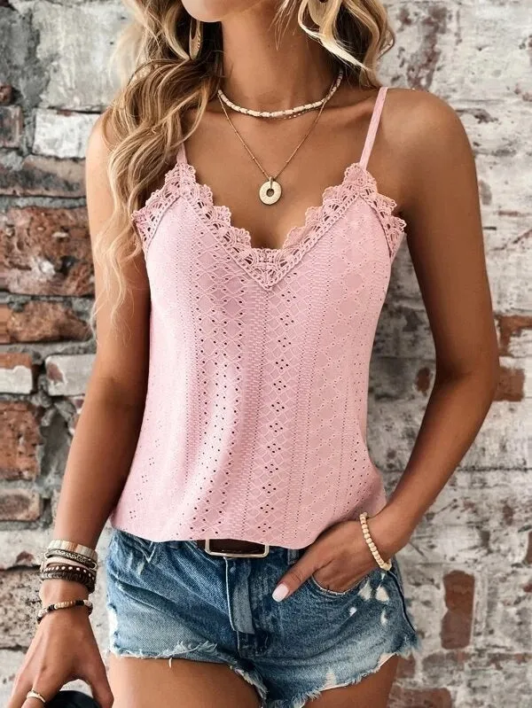 Lace Sling Vest tank top