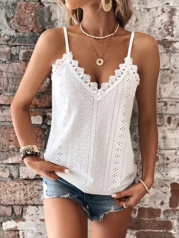 Lace Sling Vest tank top