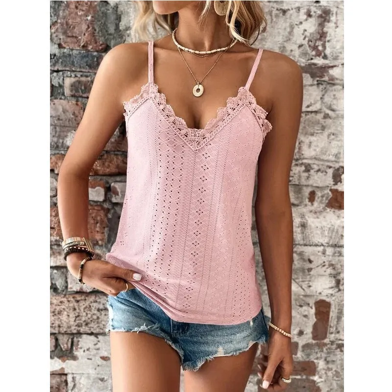 Lace Sling Vest tank top