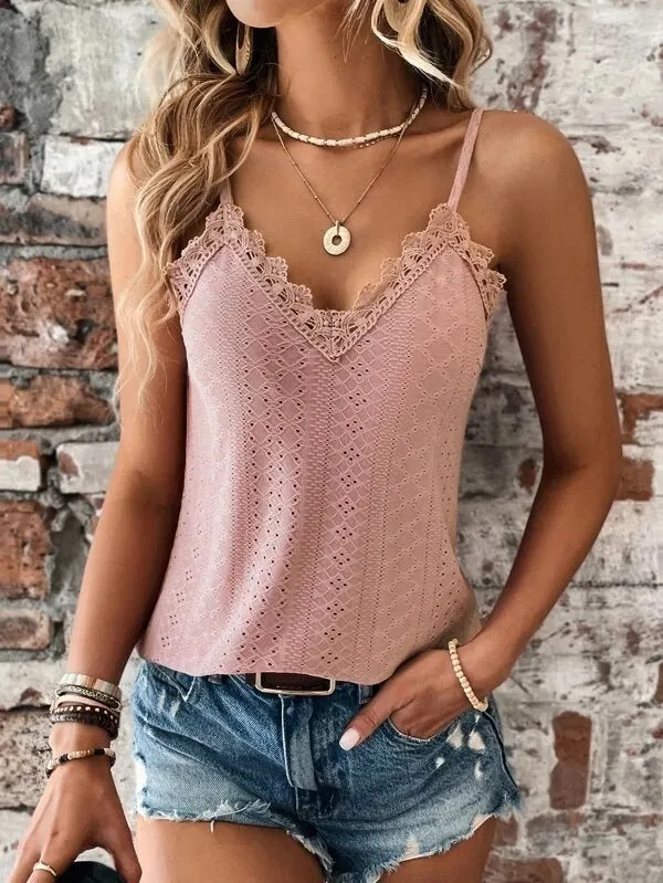 Lace Sling Vest tank top