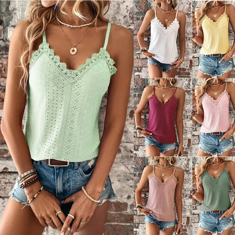 Lace Sling Vest tank top