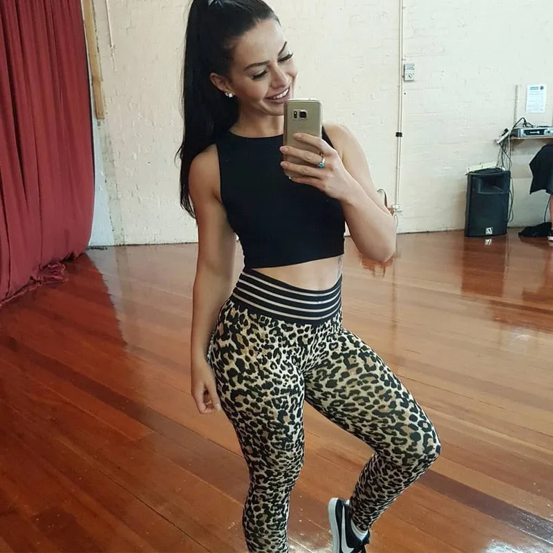 Leggings Leopard Push Up