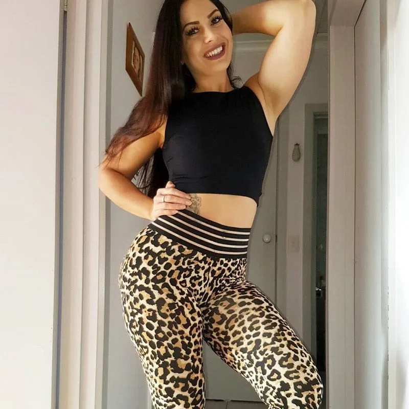 Leggings Leopard Push Up