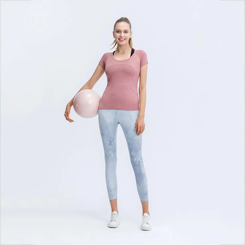 LULU with the same paragraph 2.0 ladies short-sleeved T-shirt running swiftly tech top sports breathable fitness yoga clothing