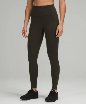 Lululemon Wunder Train High Rise Leggings, Olive