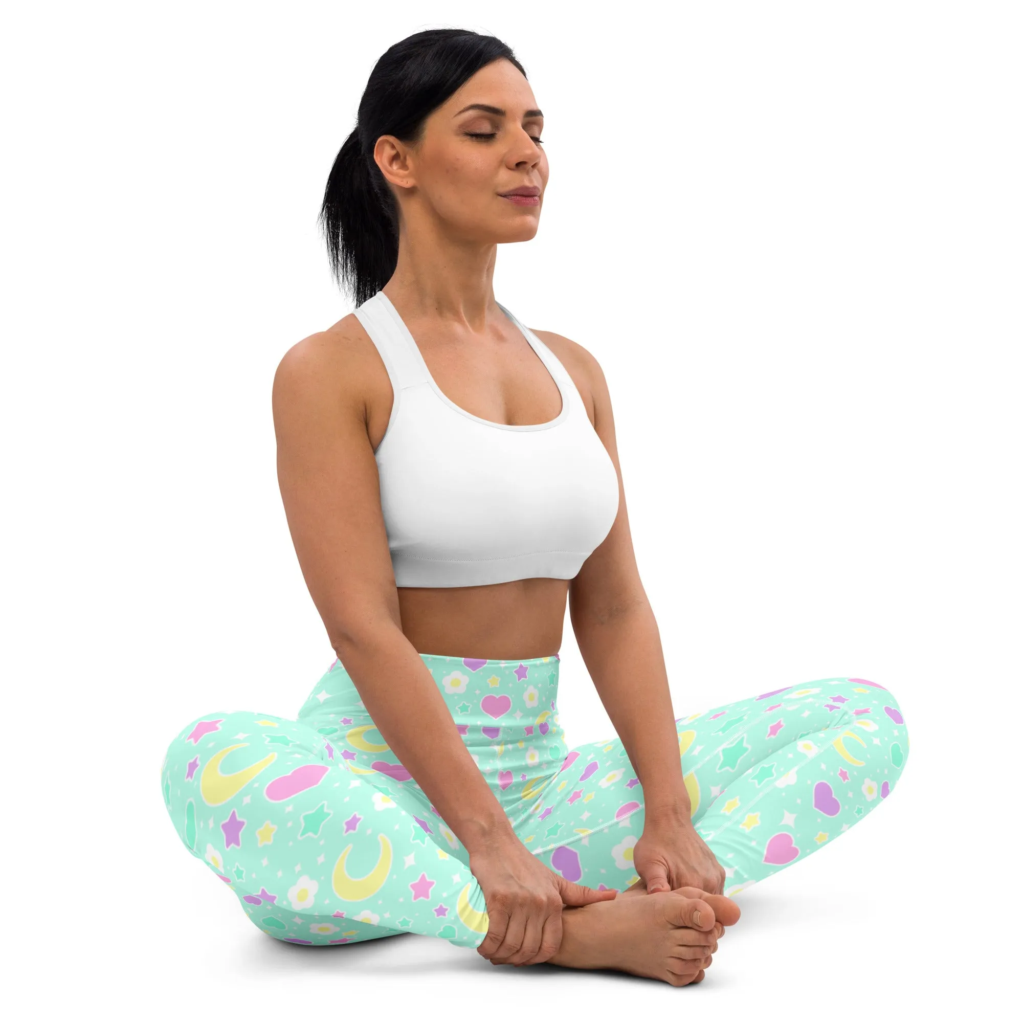 Magical Spring Mint Yoga Leggings