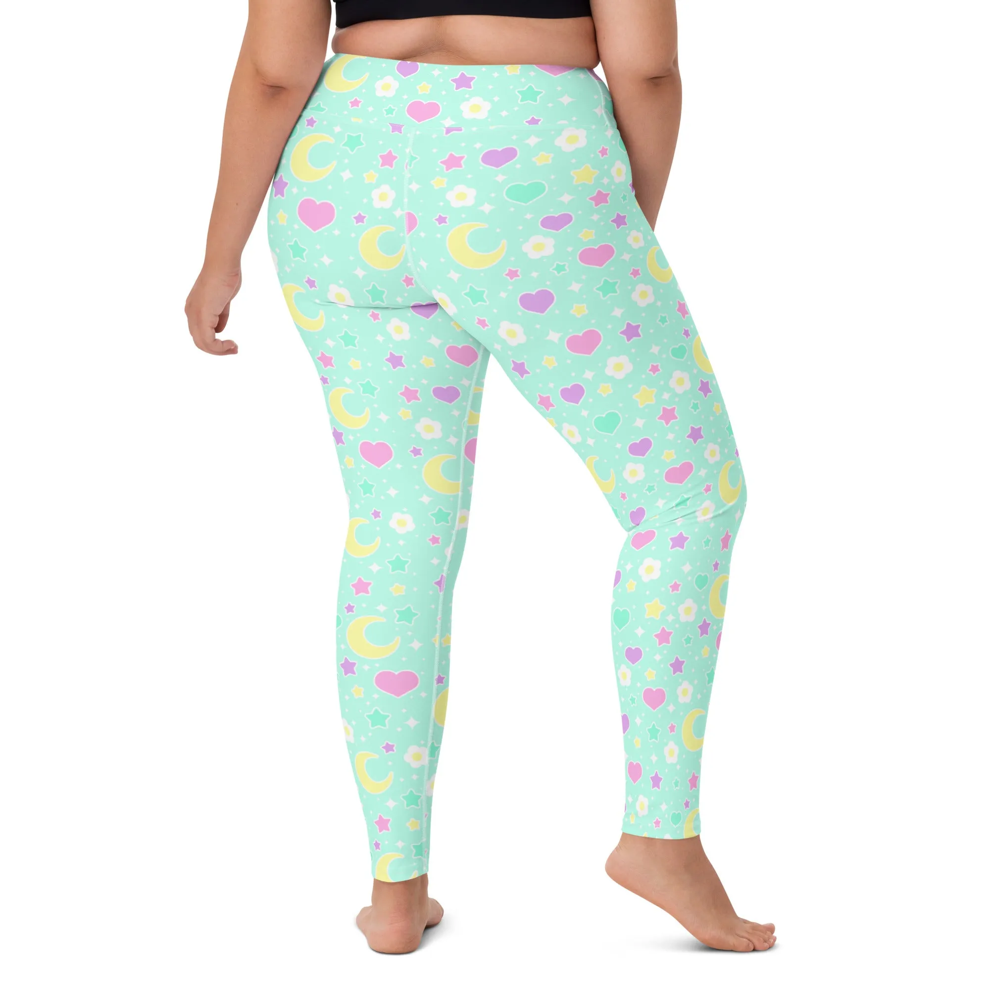 Magical Spring Mint Yoga Leggings