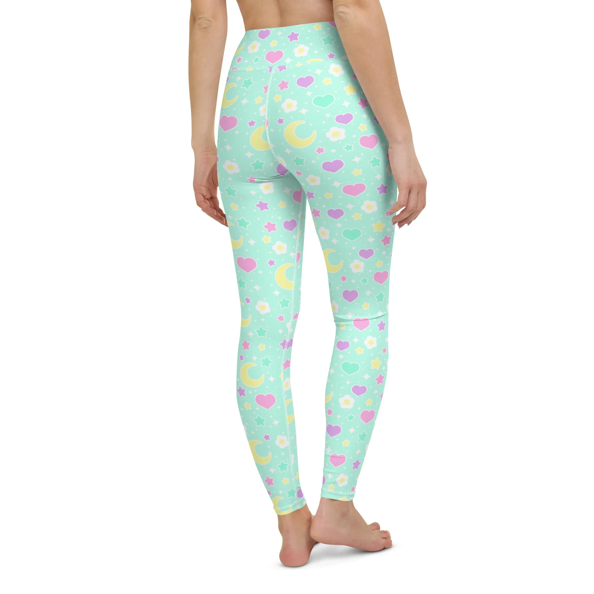 Magical Spring Mint Yoga Leggings