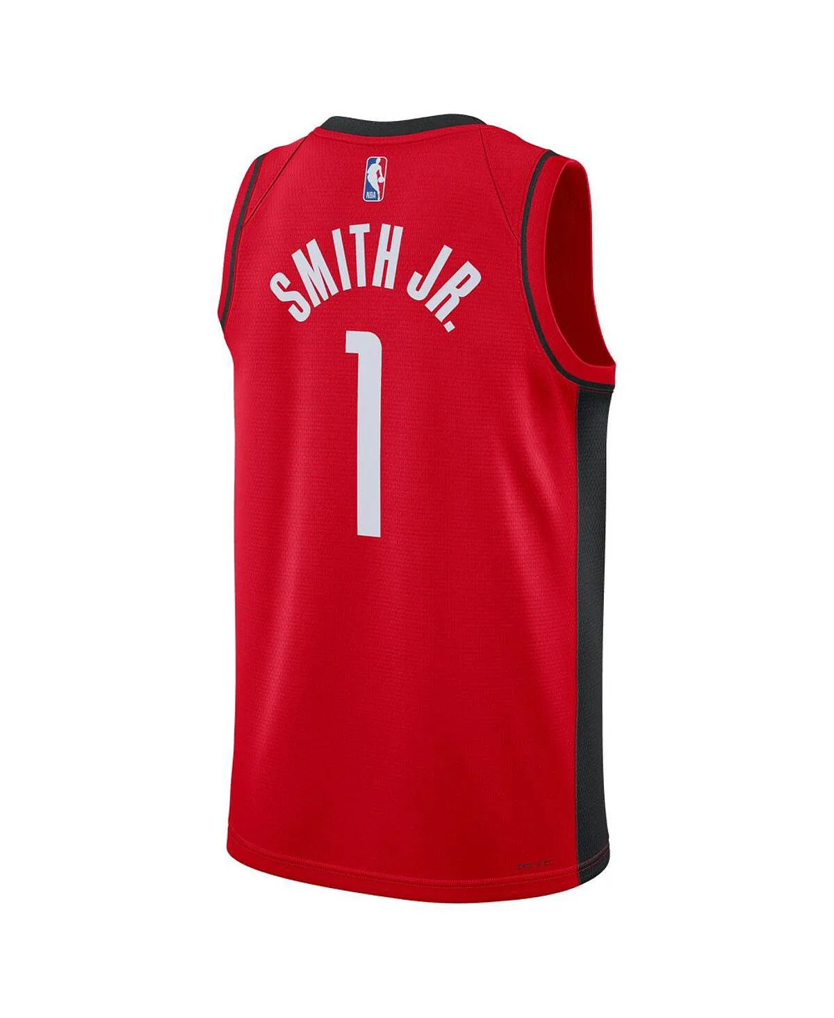 Men's and women's jabari smith jr t-shirt.  red houston rockets 2022 nba draft 1st round pick swingman jersey - icon edition Nike red