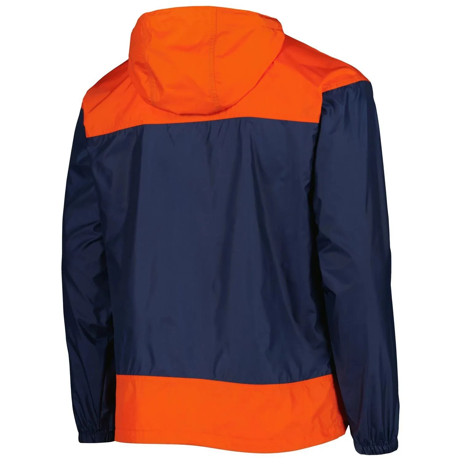 Men's Columbia Navy/Orange Detroit Tigers Omni-Shade Flash Forward Challenger Full-Zip Windbreaker